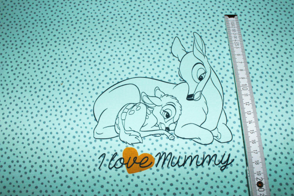Jersey My little Baby mint Bambi (ca. 90 cm)